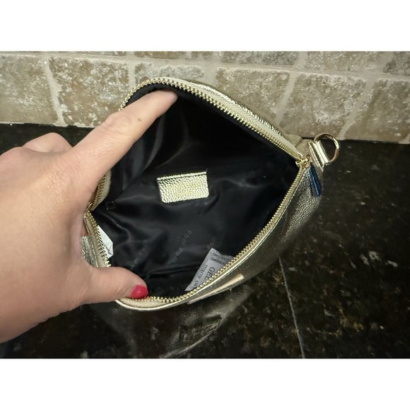 Pom Pom London Metallic Gold Bum‎ Bag/Fanny Pack/Belt Bag NEW - Picture 6 of 8